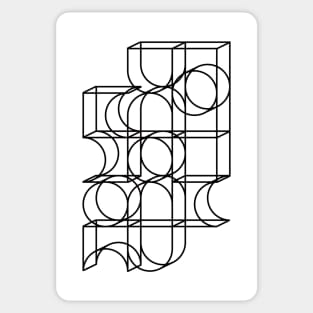 Random Geometric Pattern 2 Sticker